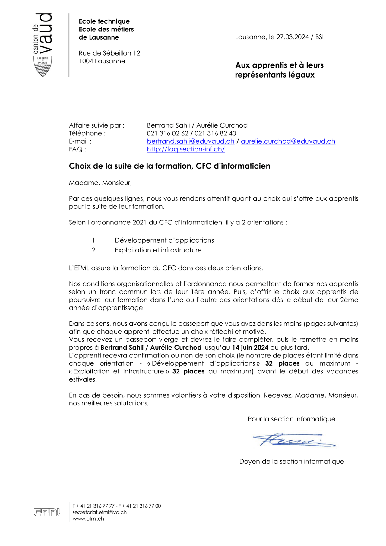 information général